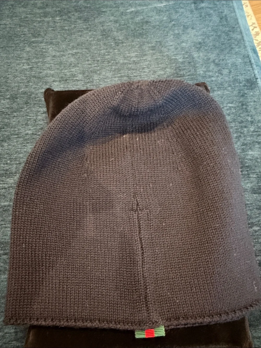 NWOT Gucci Navy Knit Beanie